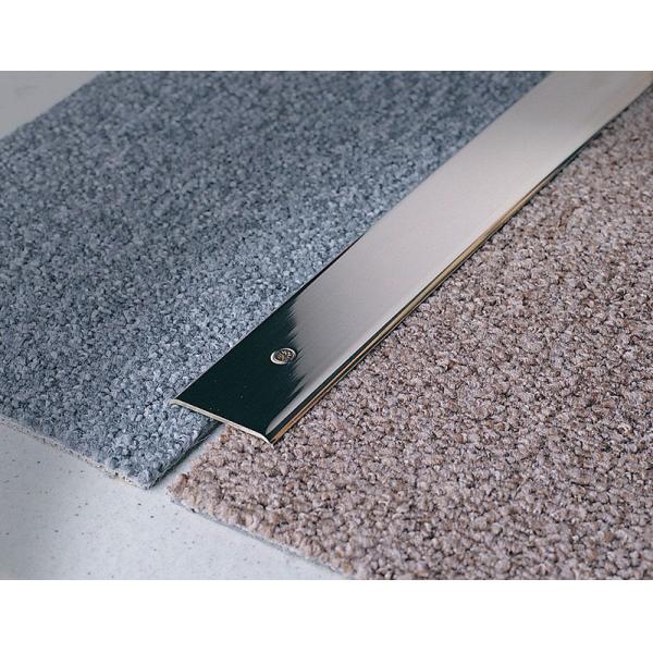 Aluminum Carpet To Tile Transition Strip 0.8mm Carpet Threshold Transition Strip