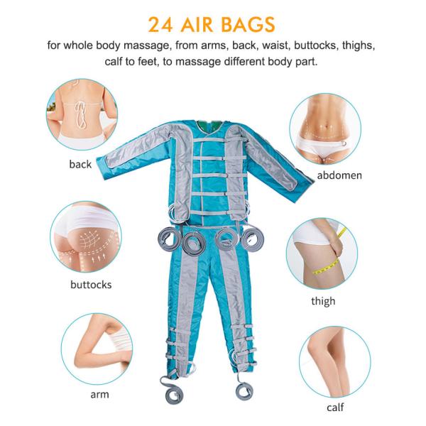 110W Lymph Drainage Massage Machine 5 Modes Lymphatic Drainage Equipment