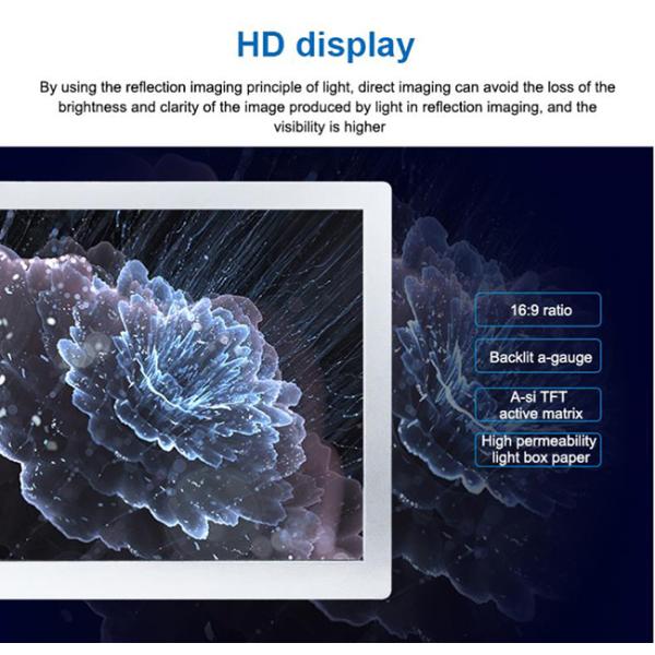 55 inch Capacitive touch screen transparent lcd display digital signage for exhibition