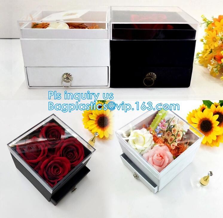 New product custom handmade small luxury wedding paper jewellery white gift box with ribbon closure,Silk Customised Pock
