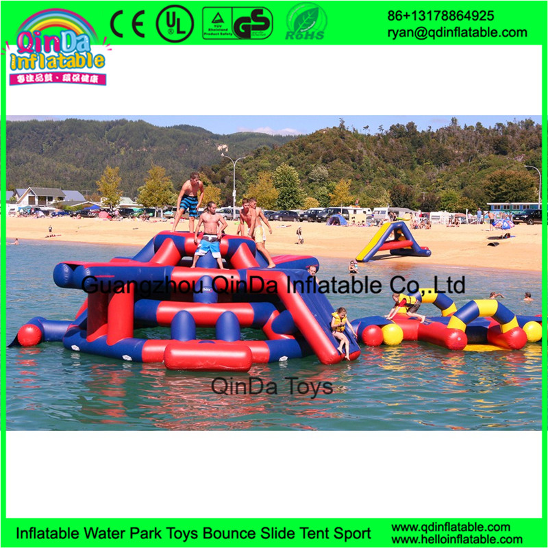 2017 New Design Giant Commercial Adult Lake Amusement Water Park Inflatable Sea Floating Aqua Park