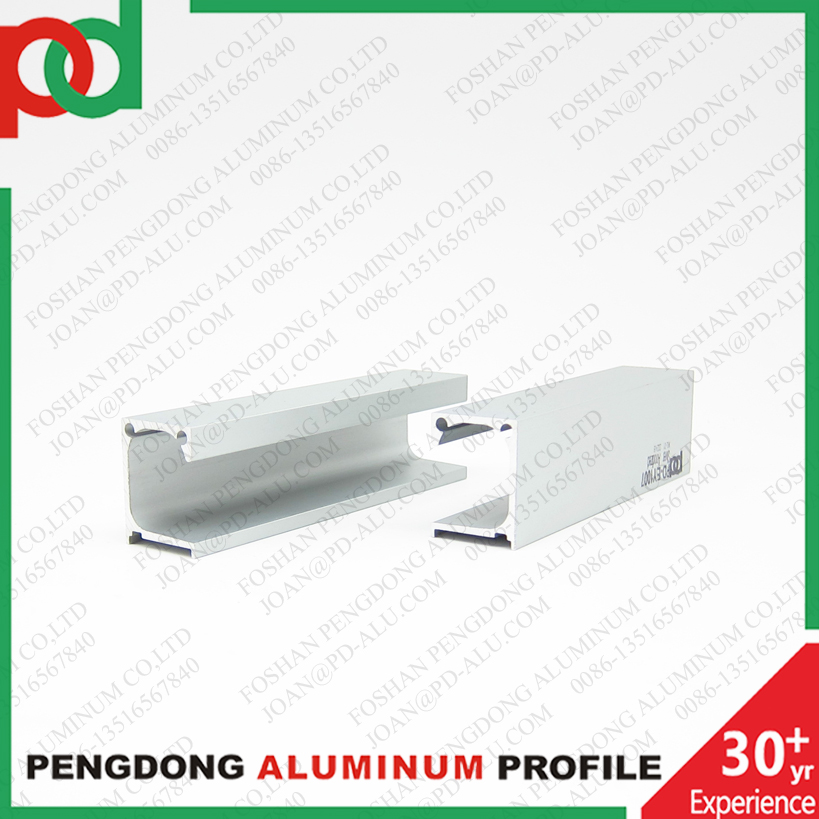Customizable Extrusion Technology Manufacture Aluminium Profiles For Glass Door Kitchen Cabinet Wardrobe MDF Melamine