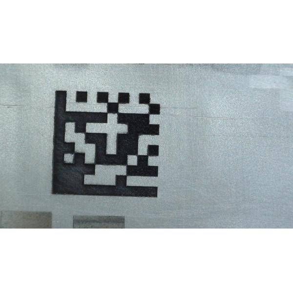 Sheet Metal Data Matrix Deep Marking Fiber Laser Marking System , Laser Power 20w