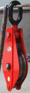 China Pulley block with hook/ring ,Single-Sheave on sale
