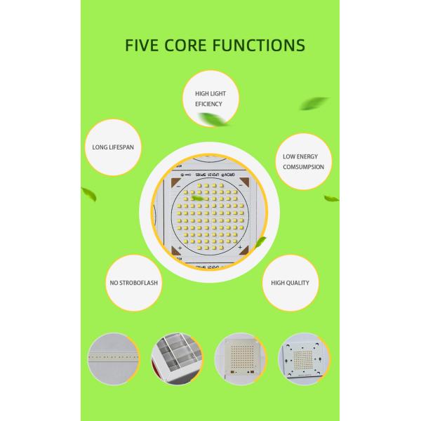 6W RA 85 CCT 4500K 2800lm Full Spectrum Led Solar Light