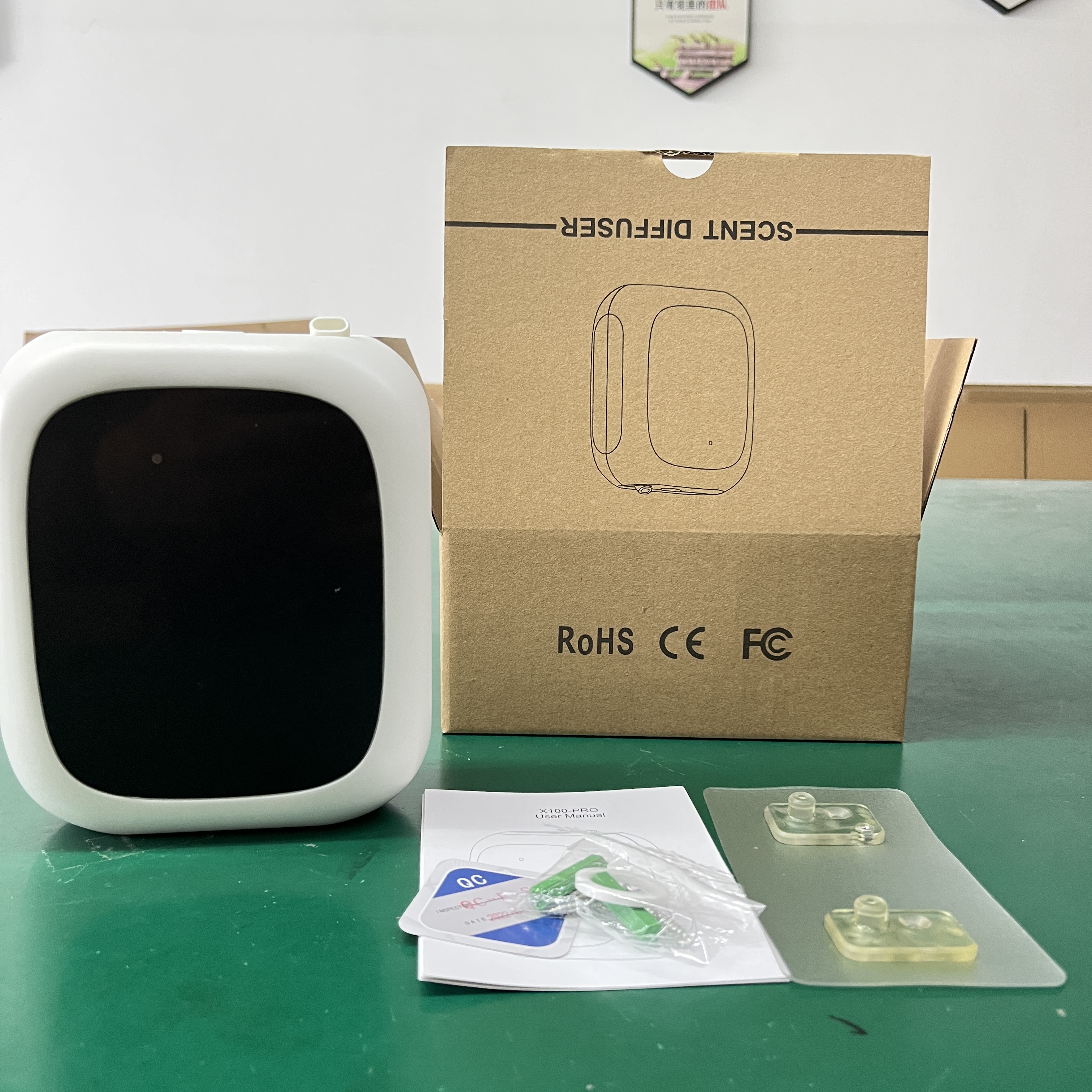 Smart Fragrance Oil Diffuser App Control Battery Operated Electric 150ML Aroma Diffuser Scent Air Freshener Home OfficeToilet