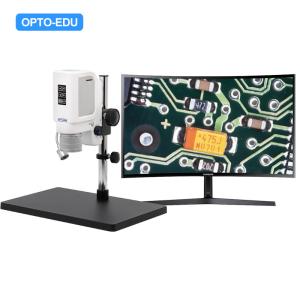 China OPTO-EDU A32.6401 LED Light Source DC12V Digital LCD Microscope 0.7x~4.5x wholesale