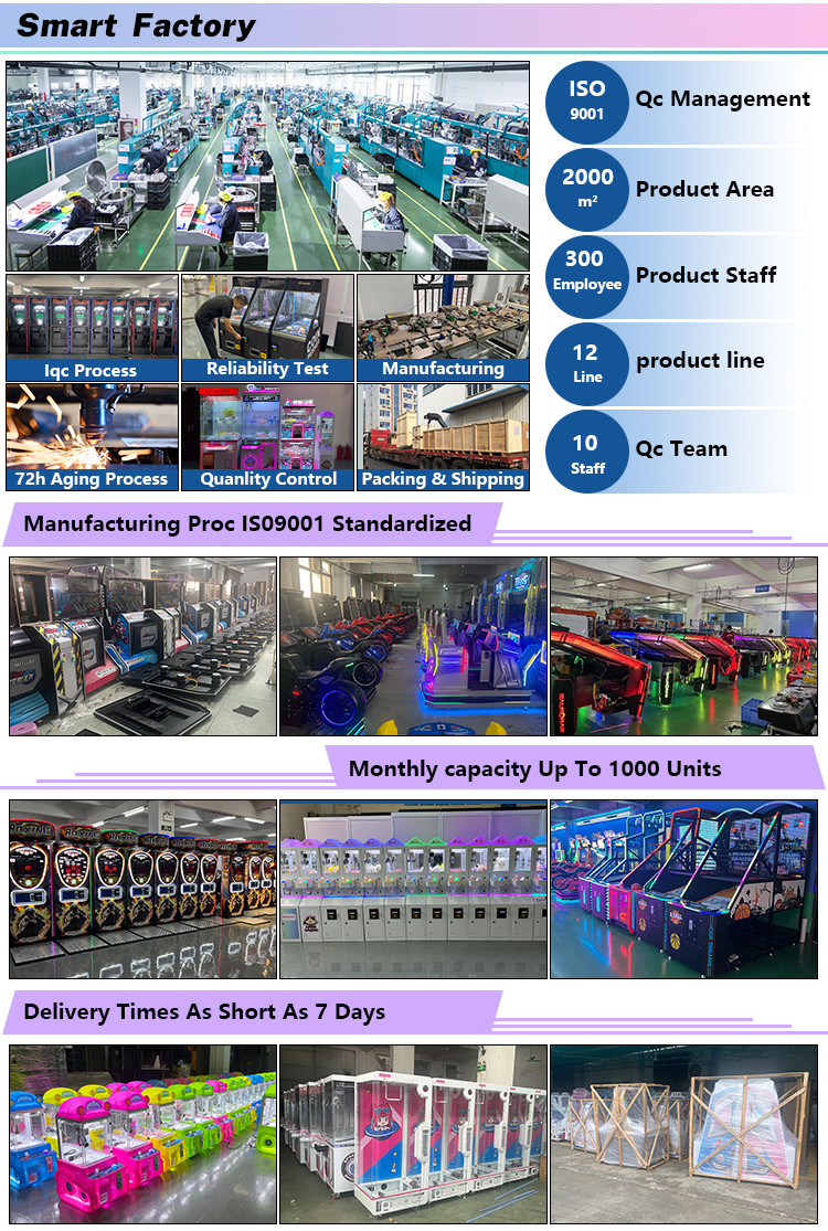 Interactive Indoor Arcade Crane Machine Coin Operated Plush Toys Claw Game Fun Interactive Gaming Experience