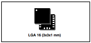 LIS331DLHTR electronic integrated circuit MEMS digital output motion sensor