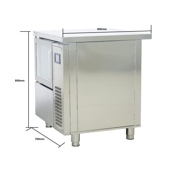 Commercial Medium Size Ice Maker Stainless Steel 304 Material 10A Power Plug