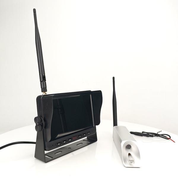 7 Inch Forklift Wireless Camera System with 250 Meters Transmit Distance 1024x600 Resolution and 450 CD/M2 Brightness
