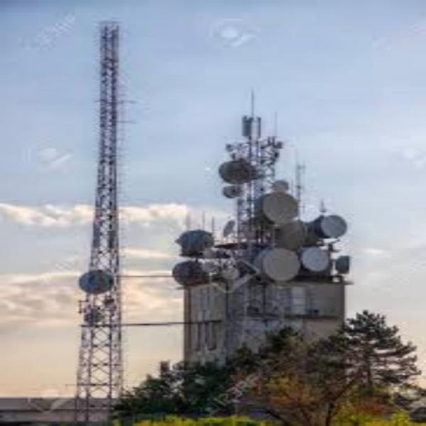 Quality 80m 4 Legged Angular Telecommunication Steel Tower Hot DIP Galvanized for sale