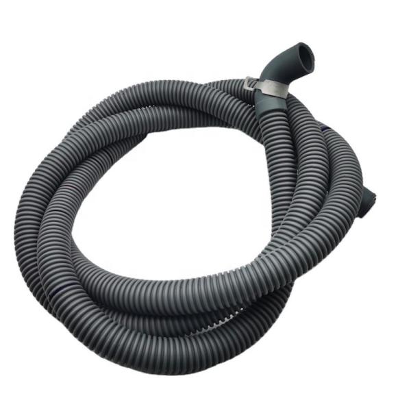 Quality Corrugated Washing Machine Drain Hose With Clamp Electric Power Source for sale