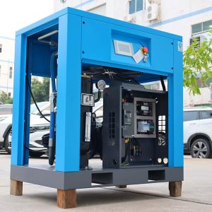 China Low Noise Rotary Screw Air Compressor PLC Microcomputer Control wholesale