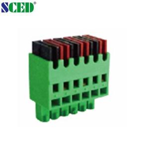 China Screwless Plug in Terminal Block / 3.81mm Phoenix terminal blocks wholesale