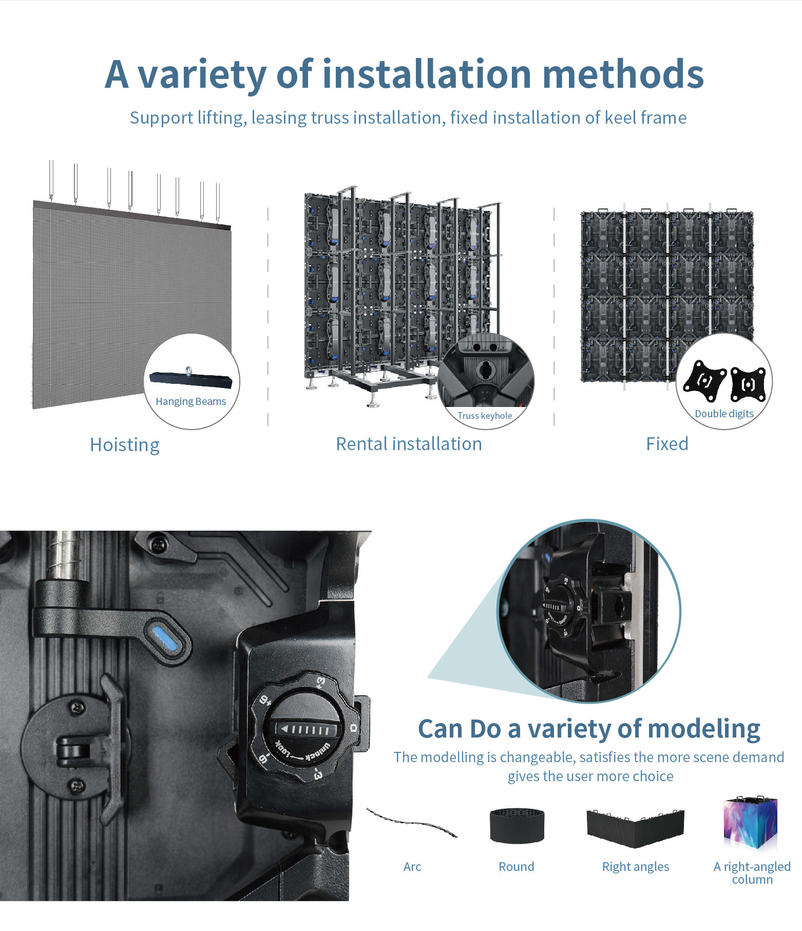 Billboard P3.91 Video Wall Module Advertising Panel P2.6 Pantalla Stage Indoor Outdoor Rental Led Display Screen On Sale