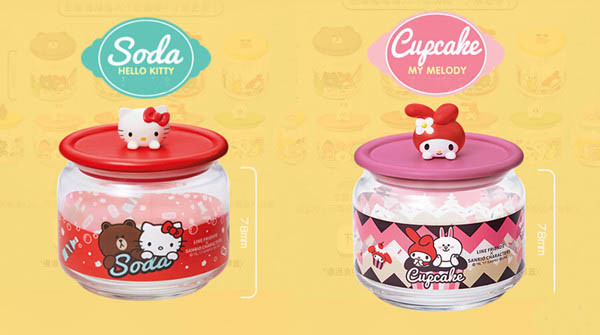 Transparent Color Glass Storage Jar Plastic Toy Figures Sell In HongKong 7 - 11 Store For Collection