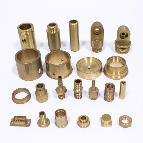 High Precision Brass CNC Turned Parts With Painting Powder Coating Surface
