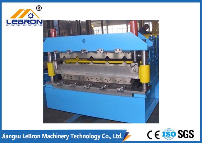 Color steel tile , corrugated roof double layer roof sheet roll forming machine / double layer roll forming machine