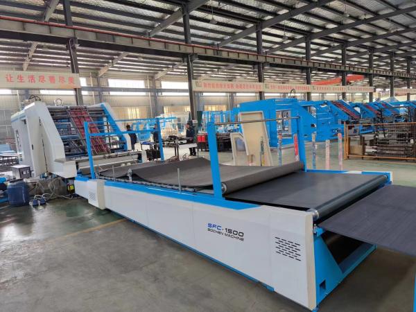 Quality Servo Three In One 5 Ply Paper Laminating Machine Automatic High Speed Corrugated for sale
