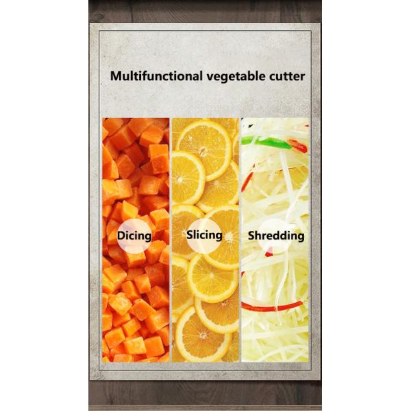 Professional Electric Vegetable Fruit Cutter with Durable Stainless Steel Construction