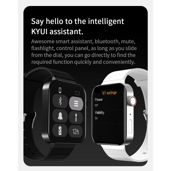 1.54 Inch Smart Sports Watch IPS 200mAh K70 With BT Calling