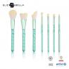 Buy cheap 7pcs Plastic Handle Professional Makeup Brushes With White Synthetic Hair from wholesalers
