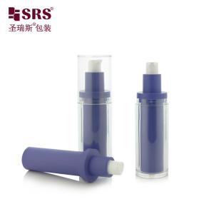 China 30ml 1 oz Empty Custom Injection PET Double Wall Replaceable Airless Pump Lotion Bottle wholesale
