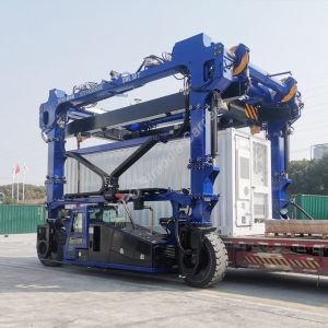 China Electric Container Straddle Carrier Container Lifting Vehicle Container Handling Car wholesale