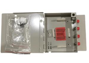 China FTTH Mini Wall Mount Fiber Optic Terminal Box 8Port SC / LC / ST / FC wholesale