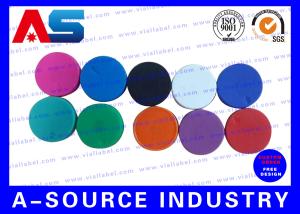 Plain  Vial Glass Bottle Caps  Flip Off Lids For Serum Vials Various Colours custom made
