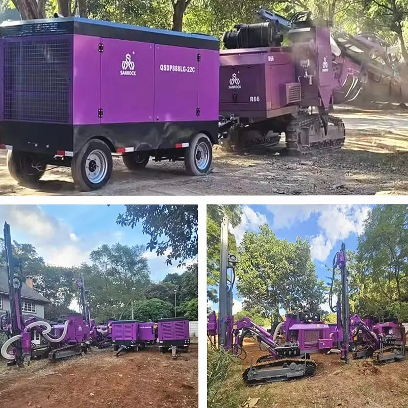Reverse Circulation Drilling Rig Hydraulic RC Drilling Machine Depth 200m Exploration Core Drilling Rig