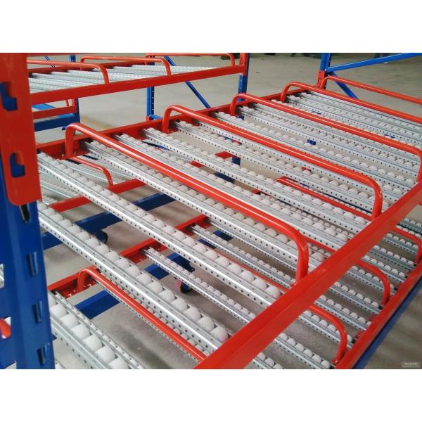 200–400kg/Lane Gravity Roller Racking , Gravity Flow Roller Rack For Fast Order Picking