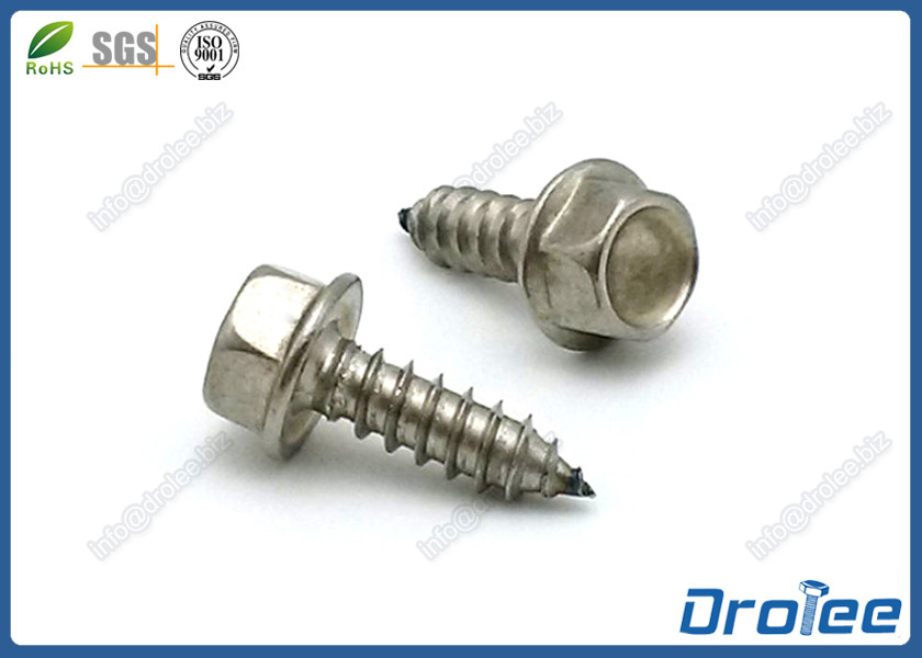 China Stainelss Steel 18-8 Hex Washer Head Sheet Metal Screw #8-15 x 1/2 Type A wholesale