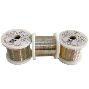China CuNi4/NC007/C72150/2.0842 Copper Nickel Alloy Wire With Good Mechanical Properties In Heat Exchangers wholesale