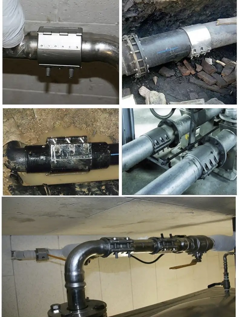 High Quality Single Double Band Quick Connect Pipe Leak Repair Clamp Grip Type Couplings