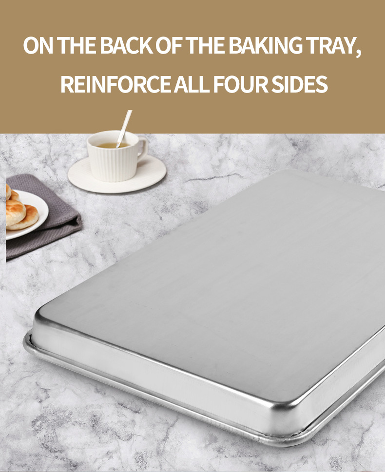 Bread Baking Tray Pizza Pan Baking Oven Food Serving Tray Food Container Pan