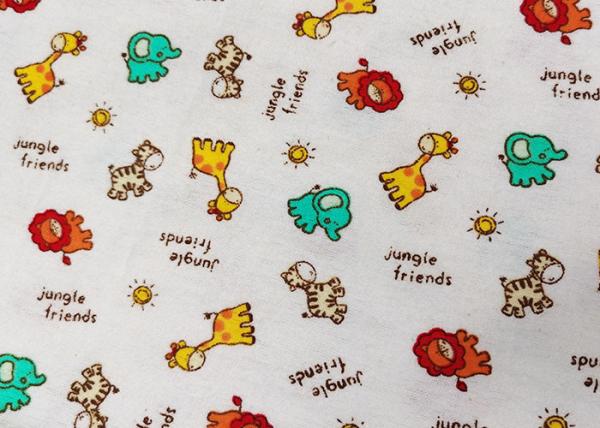 Quality Colorful Printed Baby Reactive Mickey Mouse Flannel Fabric for sale