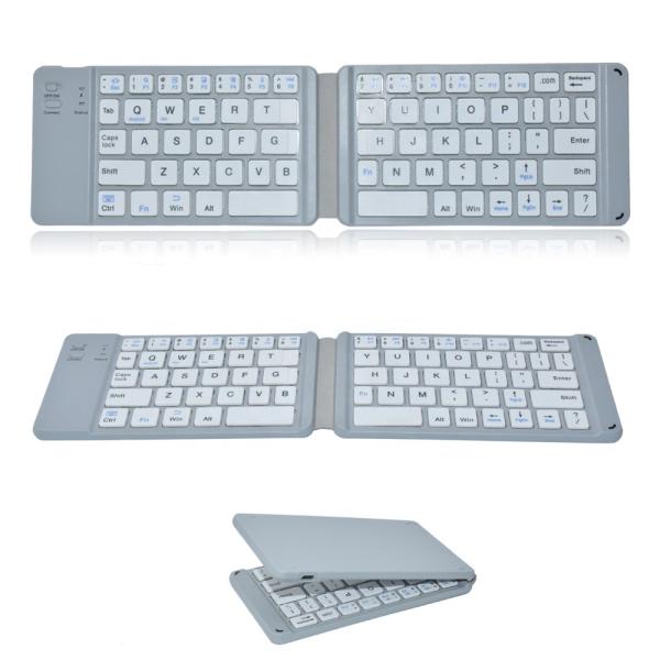 Quality Wireless Folding Bluetooth Keyboard , Ultra Slim Bluetooth Keyboard 78 Keys for sale