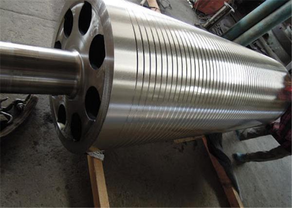 Quality Paper Making Grooved Press Roller Paper Machine Rolls Cast Iron for sale