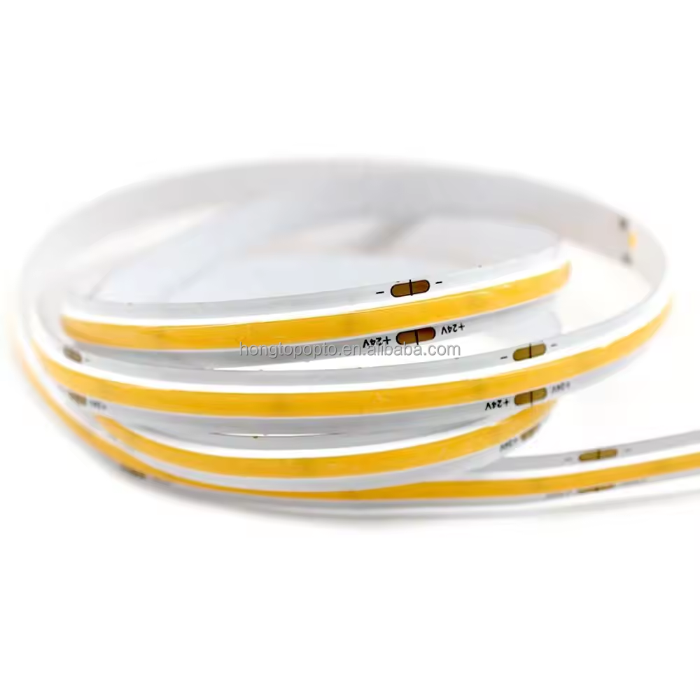 COB LED Strip DC24V CRI90 312LEDs/m IP33 IP40 IP44 with Stable 10m Full Lighting
