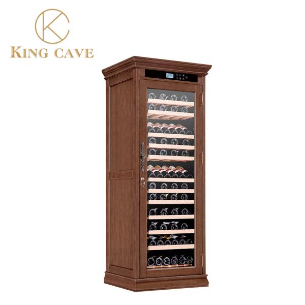 Quality 16 Years Wine Cabinet And Fridge With LED Lights Temperature Control for sale