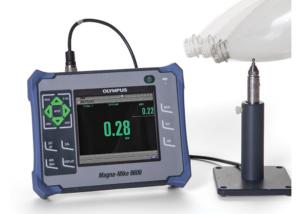 Plastic Bottle Wall Thickness Gauge , 8600 Container Material Thickness Testing Machine