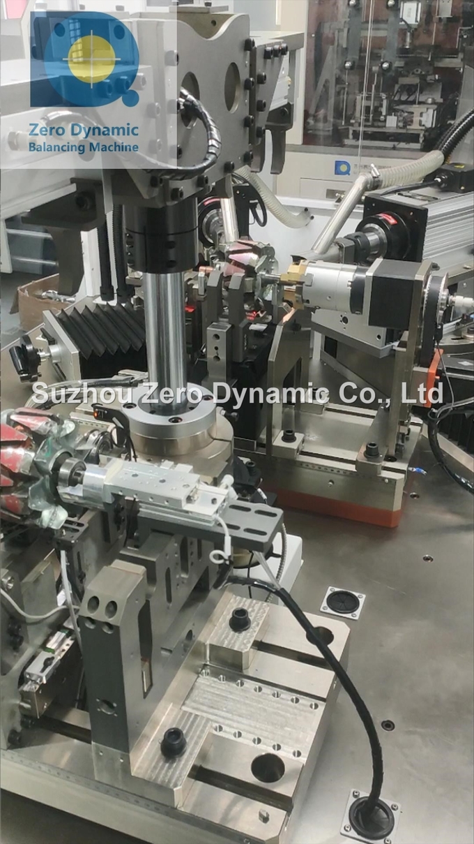 Two Station Automobile Generator Rotor Automatic Balancing Machine Vehicle Alternator Rotor Balancer