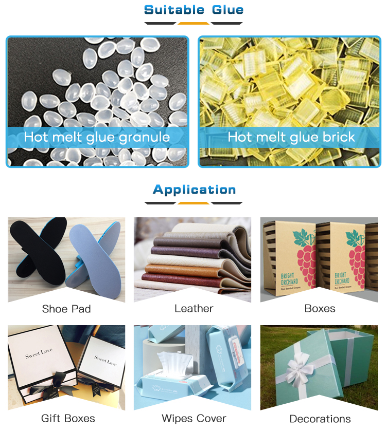 Selling Best New Design Hot Melt Glue Machine Hot Melt Glue Applicator Machine For Fabric With Glue Gun
