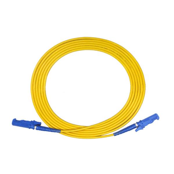 Quality Singlemode Patch Cord Simplex E2000/UPC To E2000/UPC Fiber Optic Patch Cables 1m 3m for sale