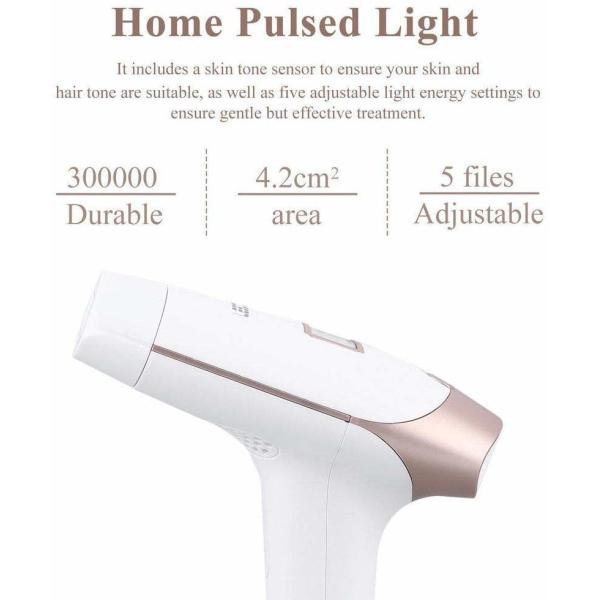 PSE Painless 400000 Flashes handheld laser hair removal device