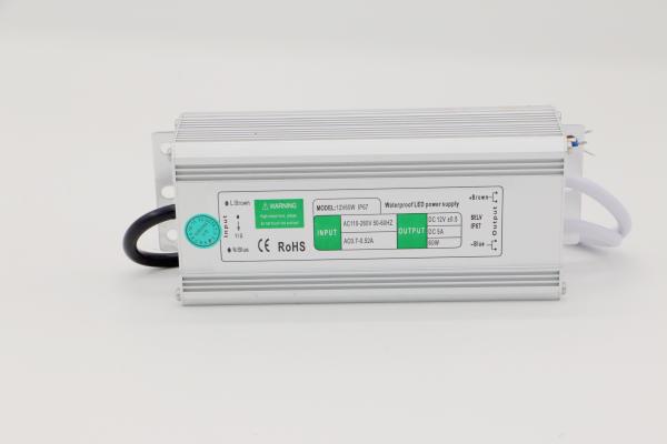 Quality water proof smps 12V5A60W single output  SMPS with CE DC12V60W full watt Iron Case for LED Lighting Factory Outlet for sale