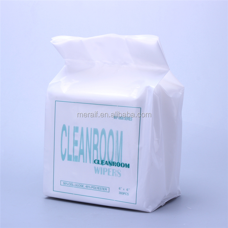 High Quality Clean Room Class 100 Laser Sealed Lint Free Polyester Cloth 0609 Cleanroom Wiper online