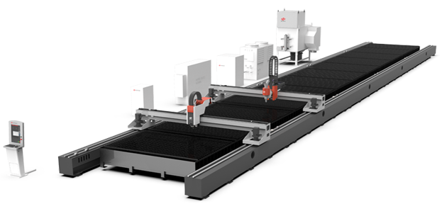 Gantry Laser Cutting Machine Bevel Cutting automatic laser cutting machine laser steel cutting machine
